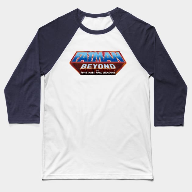 Fatman Beyond - MOTU Baseball T-Shirt by TheDarkNateReturns